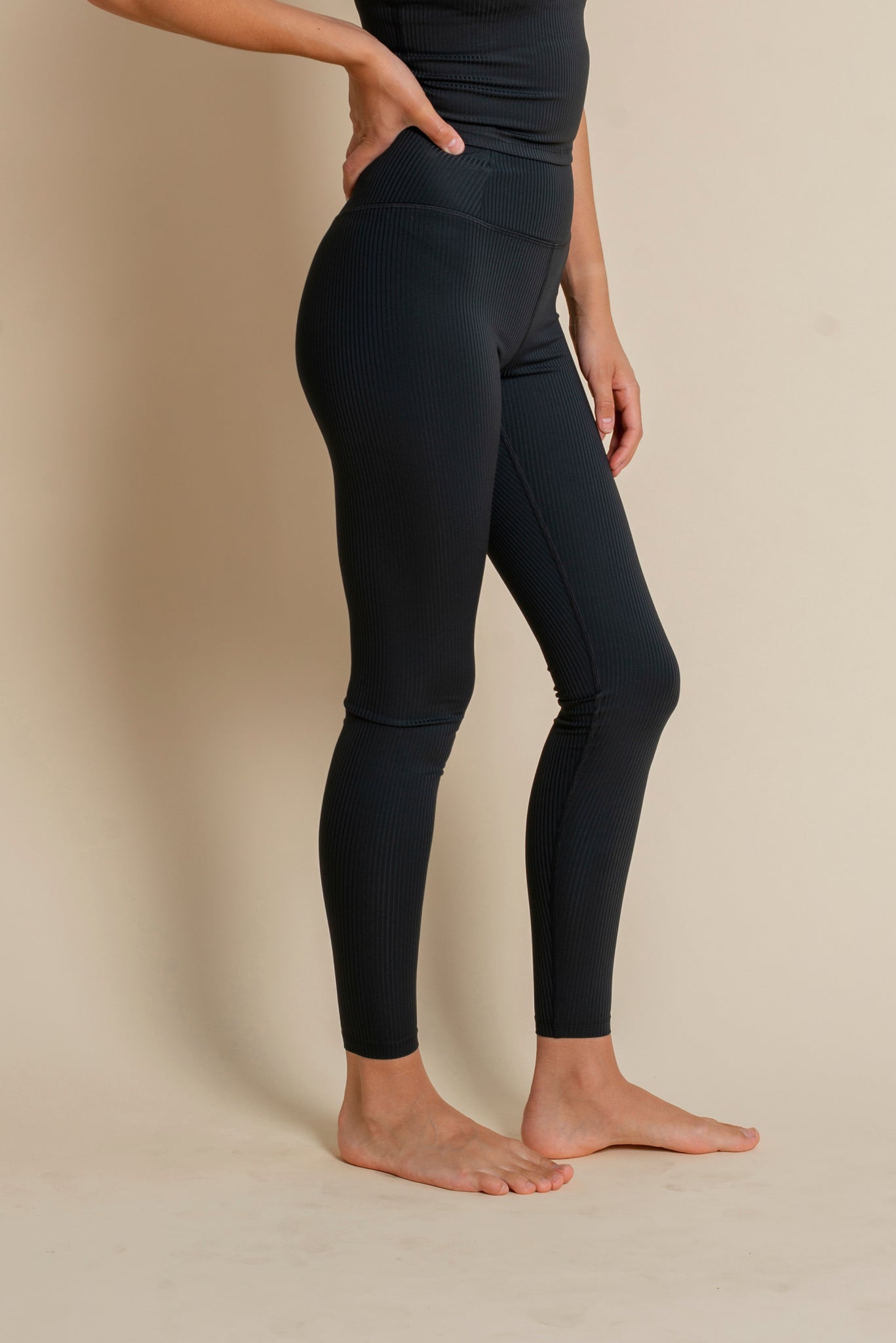 RIB High Rise Legging – Whims and Violet